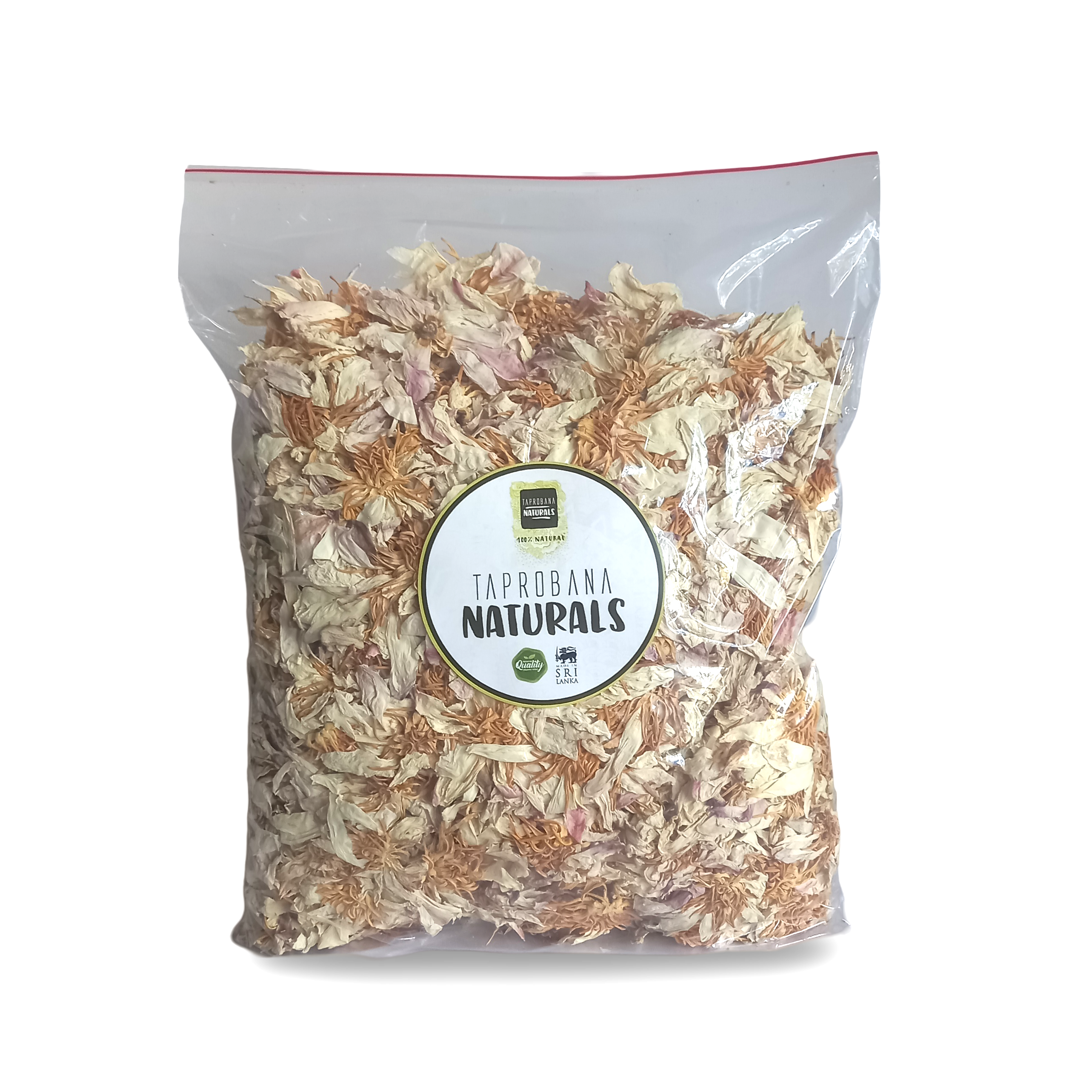 Premium Dried White Lotus Flowers | 100% Natural Herbal Tea from Sri Lanka - Taprobana Naturals Organic